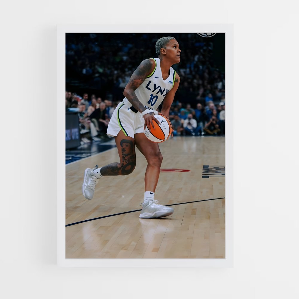 Poster Courtney de williams – affiche Basketball (vue 3)